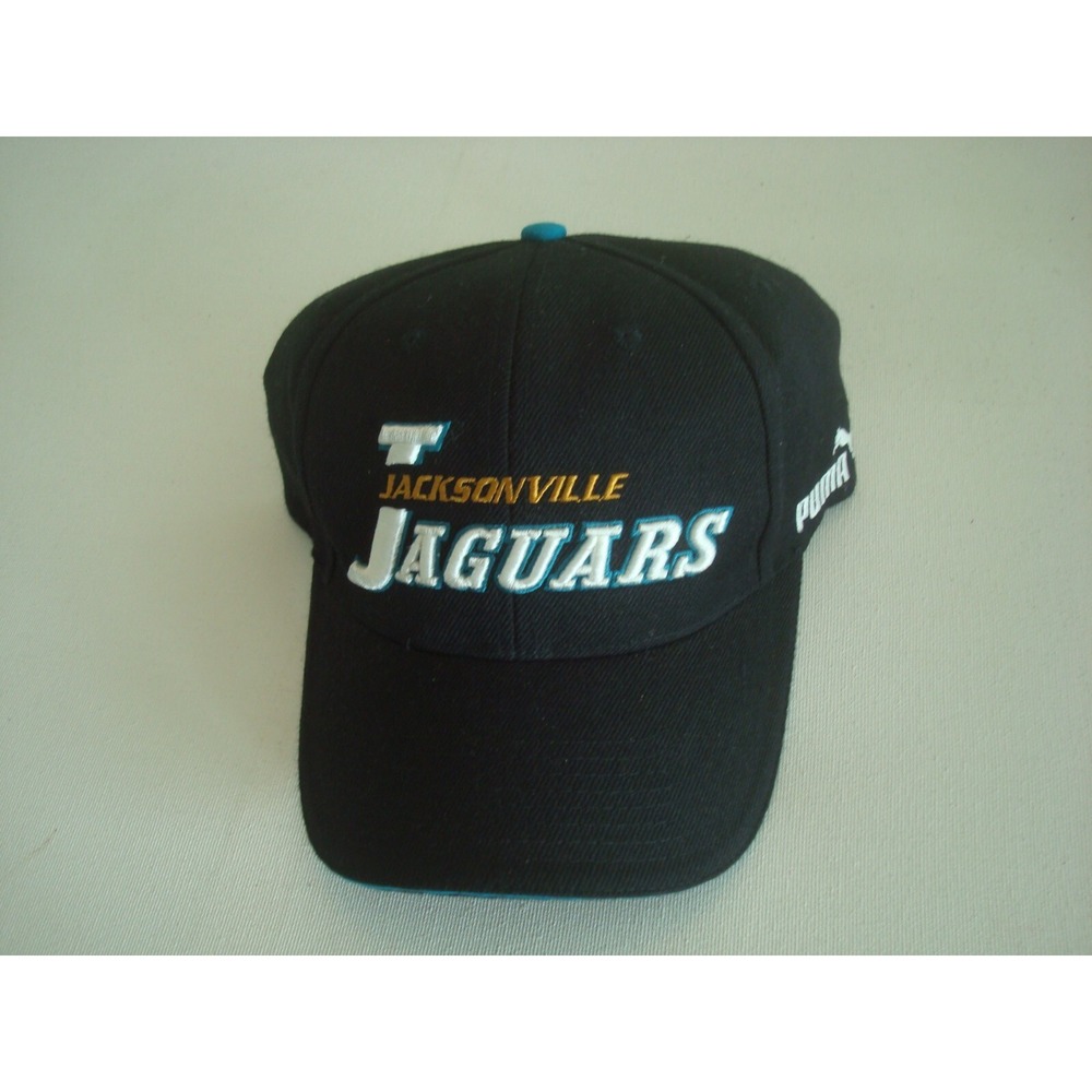 JACKSONVILLE JAGUARS PUMA 00S STRAPBACK GOLF BEACH HAT CAP VINTAGE EE2